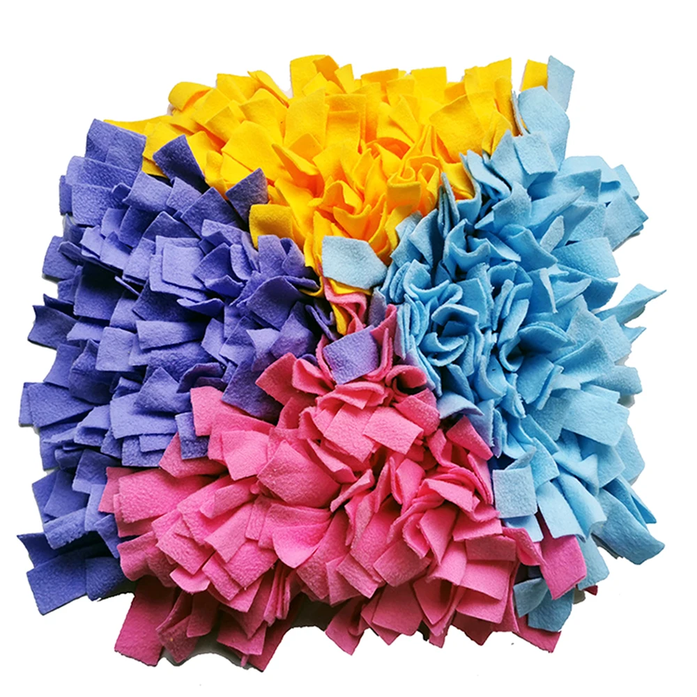 Wholesale Hand-knitted Pet Snuffle Mat Dog Nosework Snuffle Mat for Dogs Training Feeding Stress Release Dog Toy