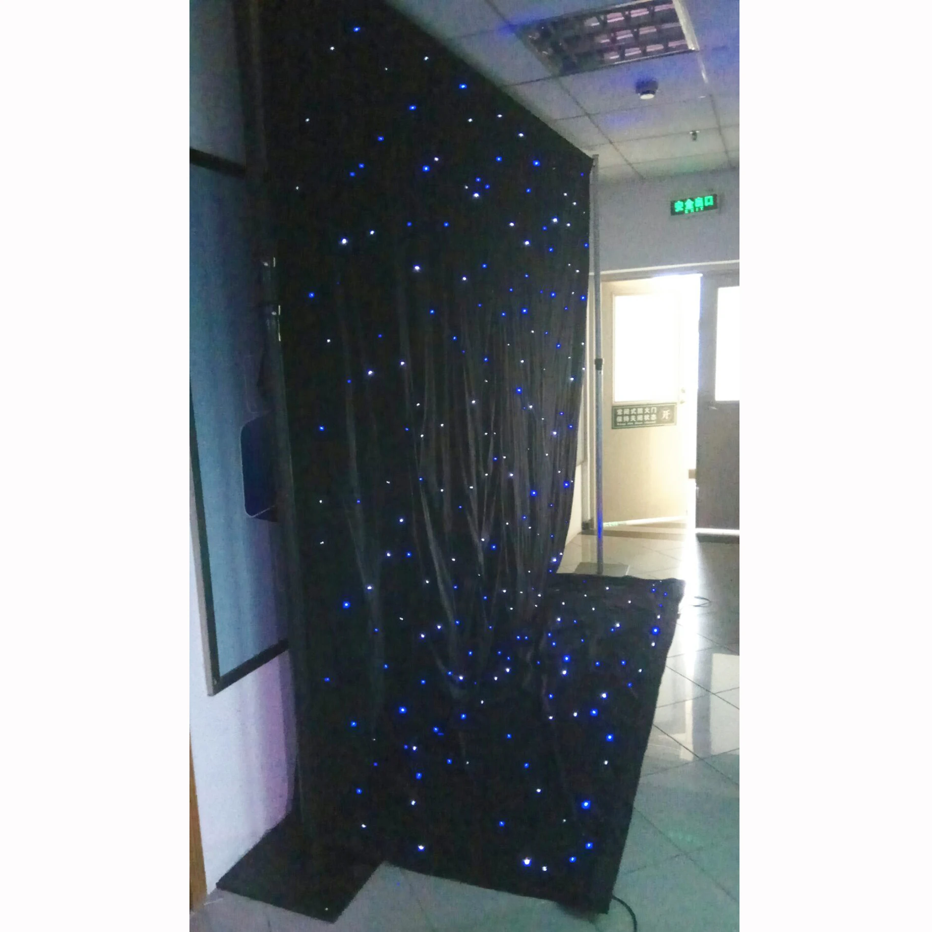 Portable drapes stand pipe and drape backdrop decoration wedding led drapery