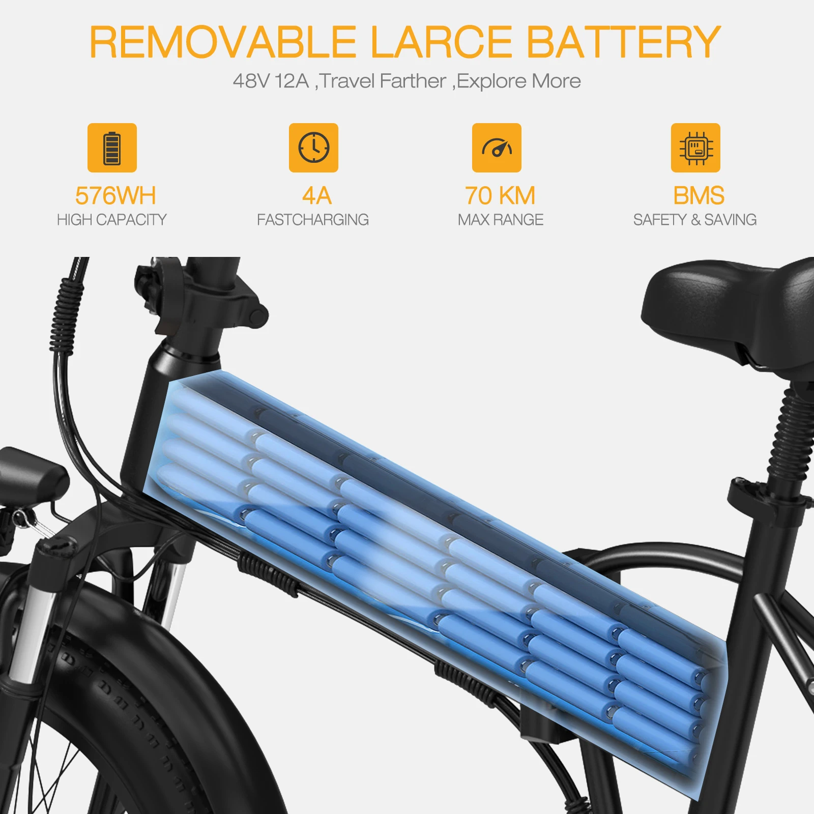 Hitway 500W 48V uk eu warehouse ebike 20*4.0 fat tyre electric bikes Foldable Electric Bicycle