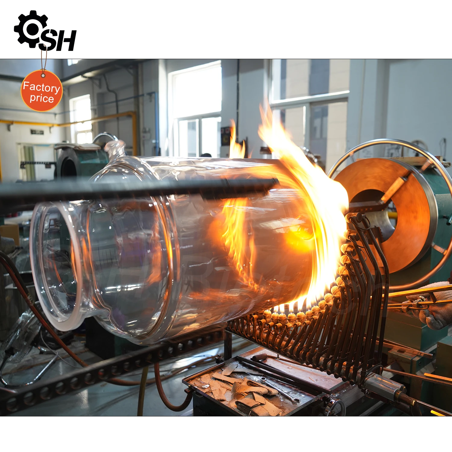 Hot Sale Anti Corrosion Industrial Chemical 50L Jacketed Glass Reactor