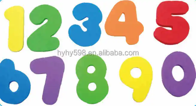 Hot sell letters and numbers EVA foam education bath toys