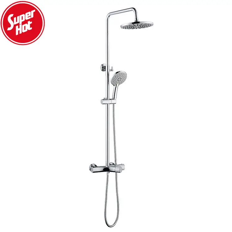 Deepss Wholesale Bathroom Wall Mounted Waterfall Taps Shower Mixer Automatic Thermostatic Shower Faucet