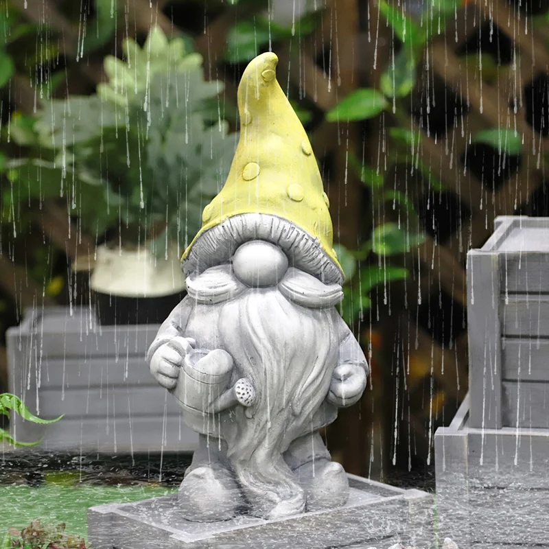 Redeco Wholesale Classic Magic Gnome Magnesium Oxide Gnome Doll Magnesia Crafts For Gifts Home Garden Decor