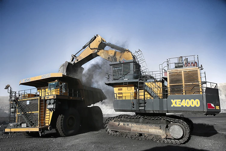  Самосвал XCMG XDE240 для горной промышленности с электроприводом на 240
