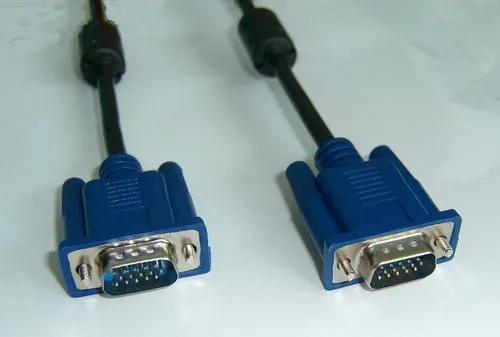 Кабель VGA «Папа-папа» с синим разъемом