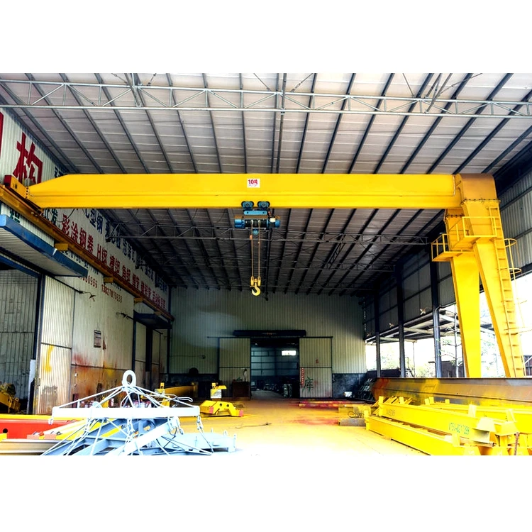 Professional Design 5 ton electric BMH Type Semi Gantry Crane
