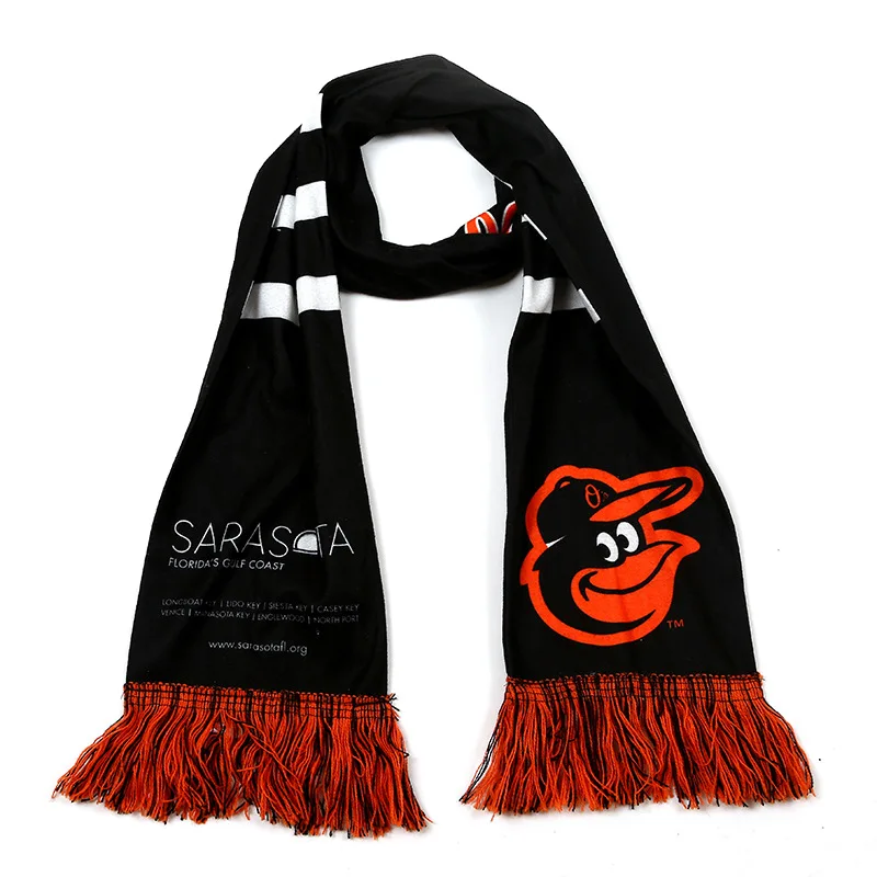 Custom Made Football Scarf Football Fan Accessories Knitting Soccer Scarf