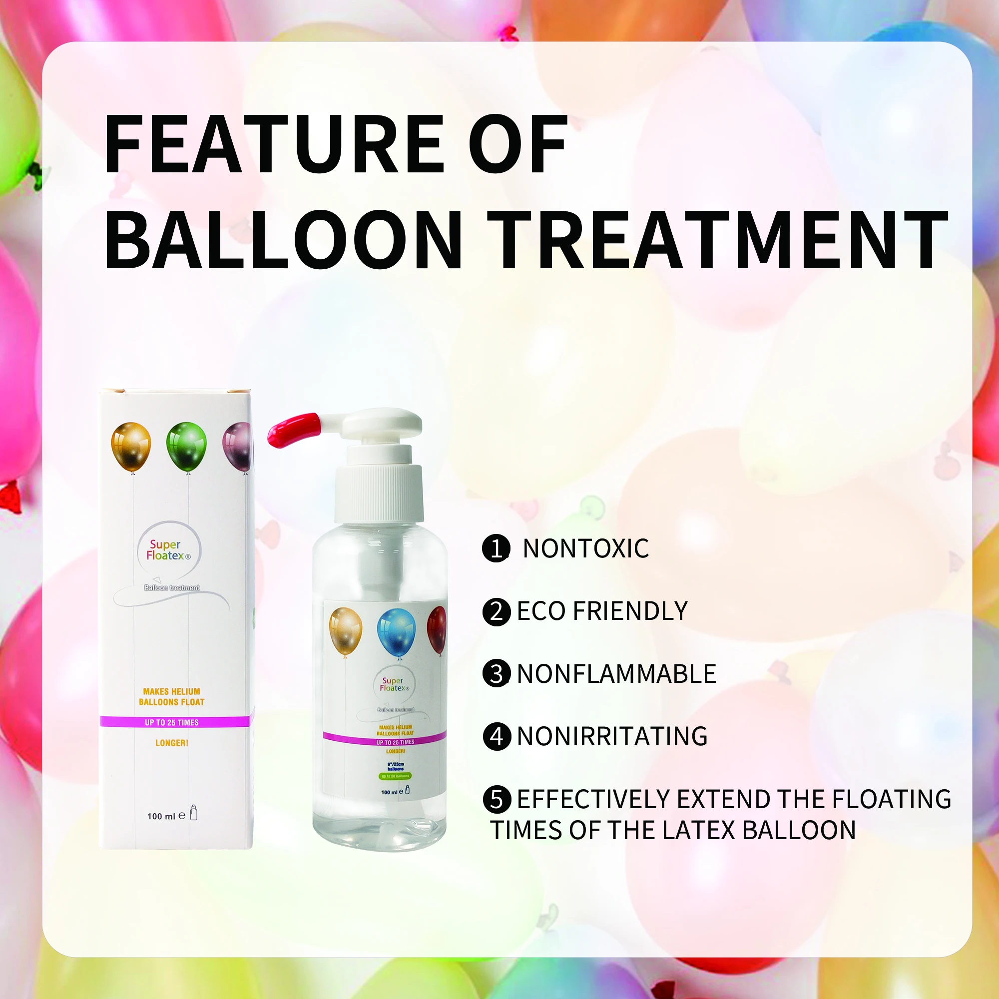 Factory Wholesale Long-Lasting Helium Balloon Float Balloon Treatment For Perfect Party Decoration