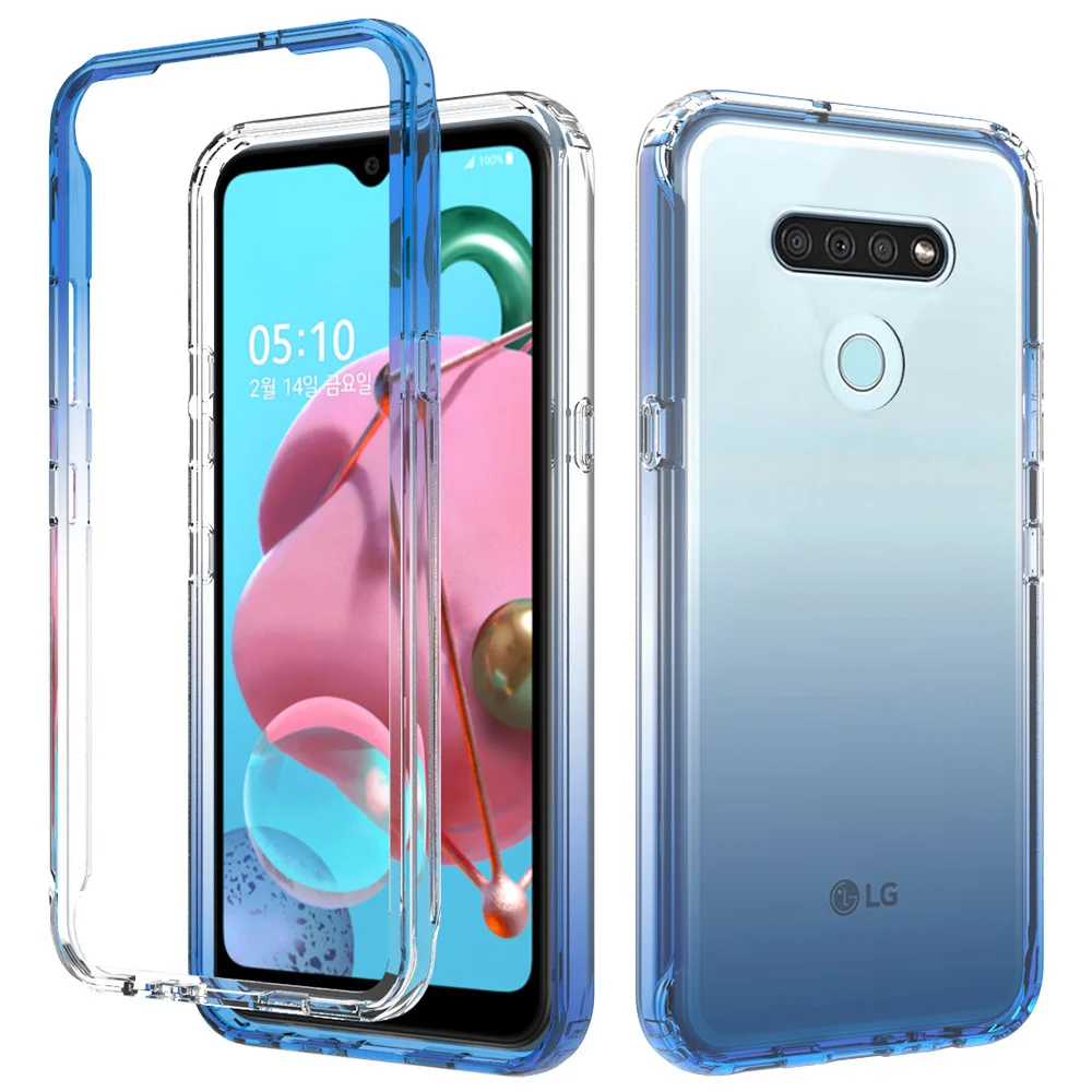  Ударопрочный цветной прозрачный чехол для телефона Samsung A50 A51 сотового A10S A20S Аксессуары мобильных телефонов