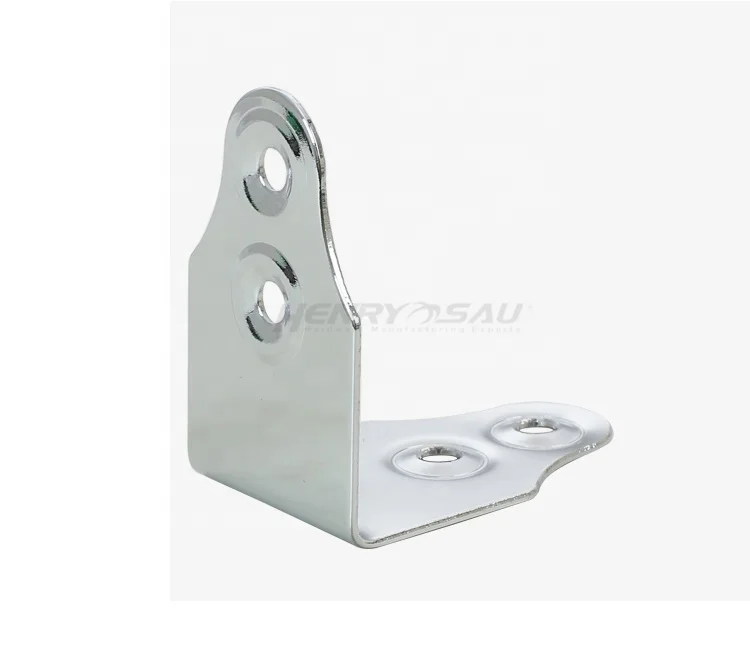 Four-Hole Clamp With Rivet Protectors Linen plum blossom right angle code steel corner code