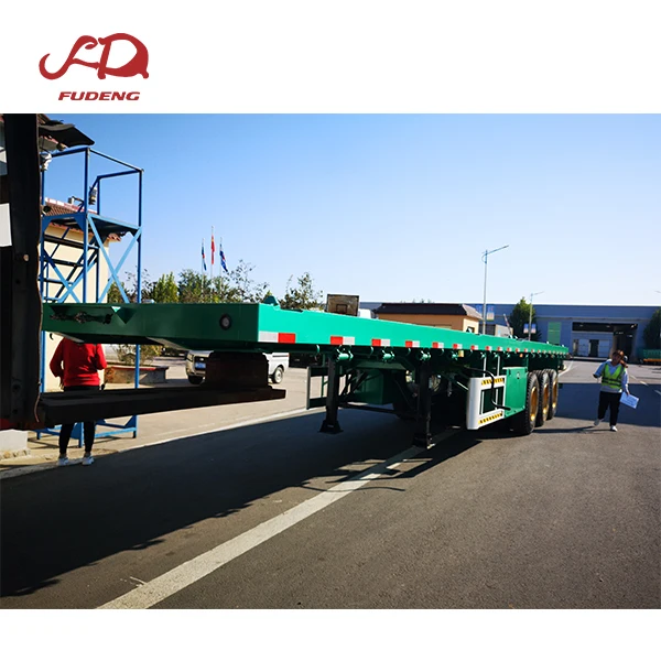 3 axles 4 axles 5 axles flat deck trailer flatbed trailer pan trailer
