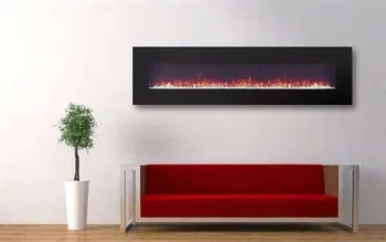 73 дюймов оптовая продажа настенный Продвижение Электрический камин