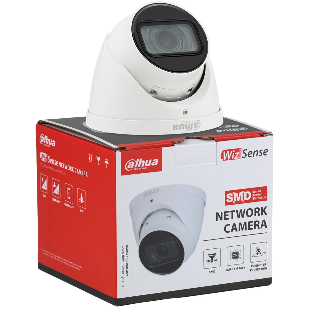 IPC-HDW2831T-AS-S2 Dahua 8 Мп ИК Starlight IVS Встроенный микрофон с фиксированным фокусным расстоянием IP67, система видеонаблюдения, Ip-камера