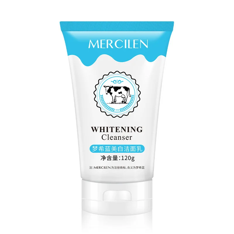 Super Easy to Use Milk Cleanser 120g Deep Cleansing Face Refreshing Foam Whitening Cleanser