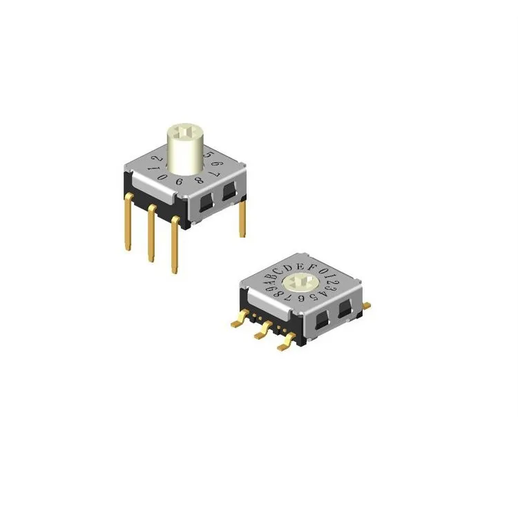 DIP переключатель поворотный BCD 25MA 24V Хорошее качество 156 10x10 Тип 8 позиционный для сварочного
