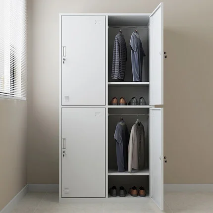 Cheap Price home offeice 4 Door steel cabinets Clothes Storage Locker on sale