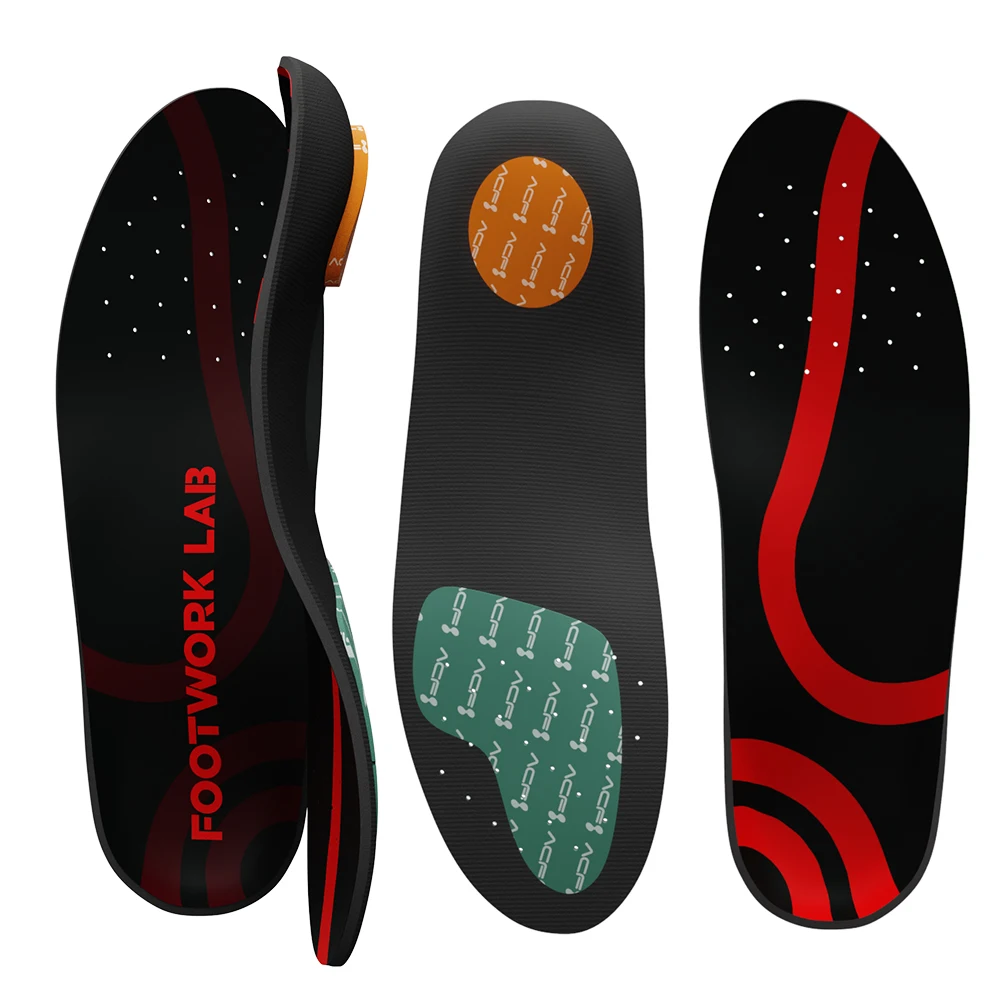 Hot Selling Basketball Sports Insoles Ankle Support Foot Orthosis Thermoplastic Ortholite Shoe Inserts
