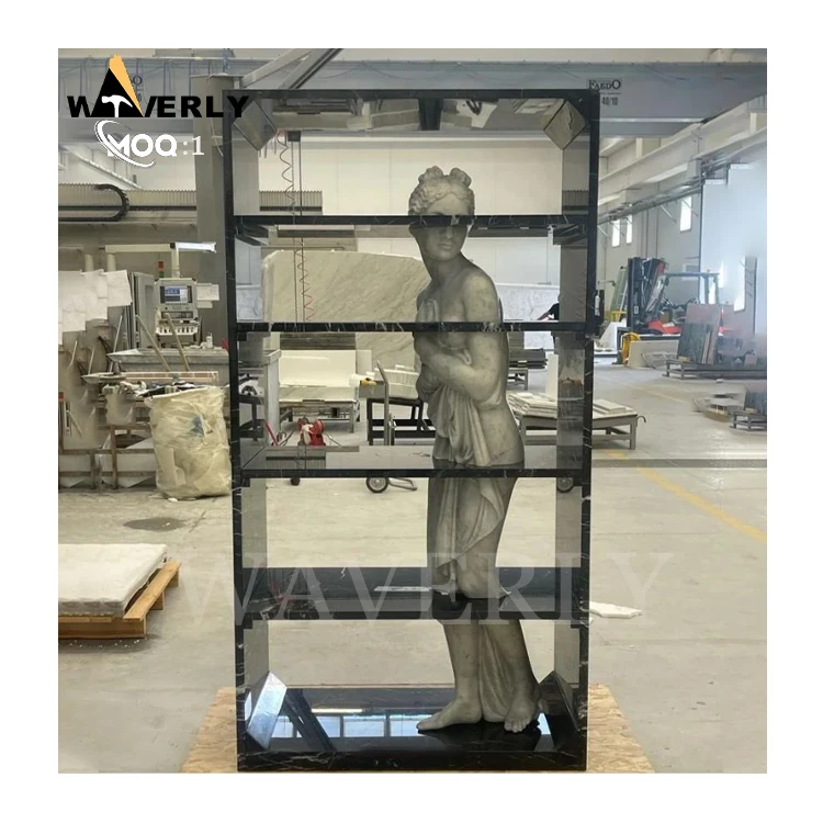 Custom Design Art Interior Decoration Stone Figure Statue Hand Carved Outdoor Garden Greek Marble Lady Abstract Sculpture