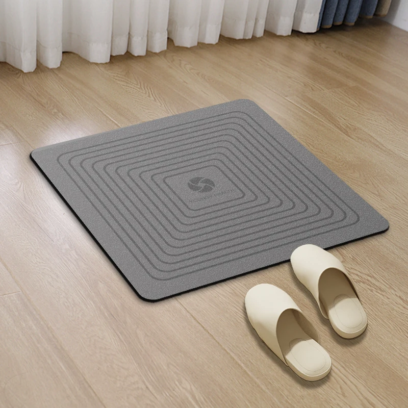 Diatom Mud Rubber Cushion Water-Absorbing Pad Mat Quick-Drying Floor Carpet Non-Slip Foot Pad Absorbent Mat For Portable Sauna