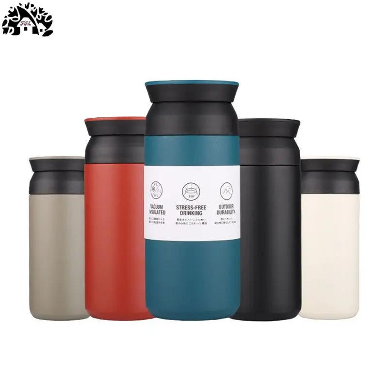 Hot sale 350/500ml flasks vacuum holder water bottle stainless steel custom logo fashion insulated vacuum flask
