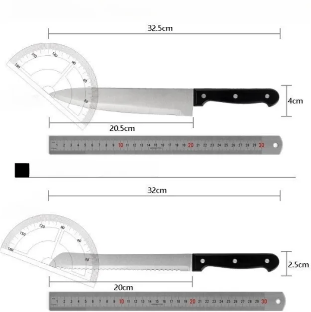 New kitchen multifunctional household cutting knife 7-piece knife set combination stainless steel kitchen knife