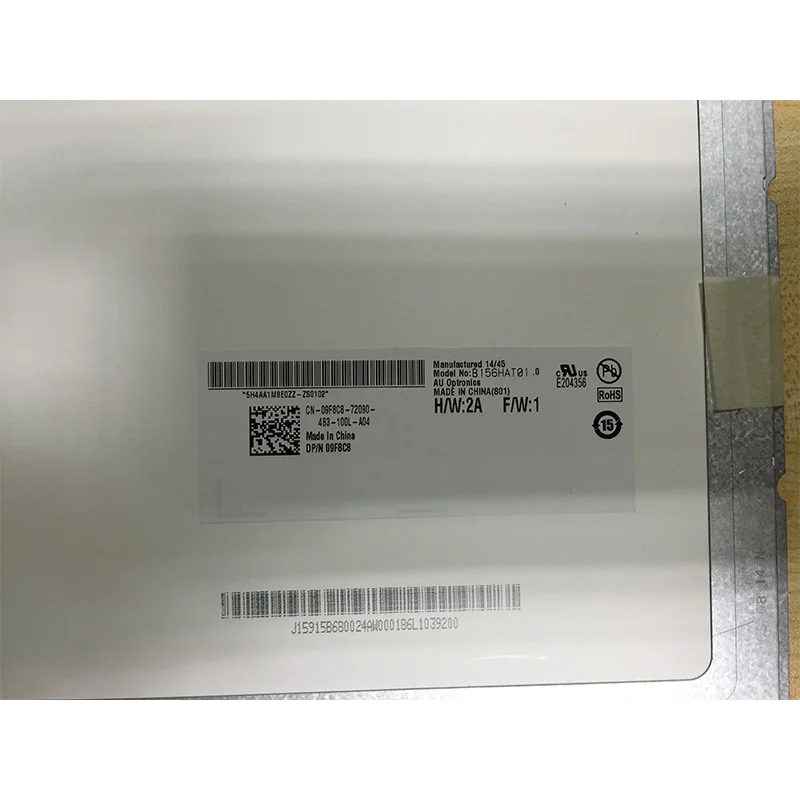 New Laptop 15.6 Touch Lcd panel B156HAT01.0 A Grade FHD 40pin Replacement 15.6 Touch Display