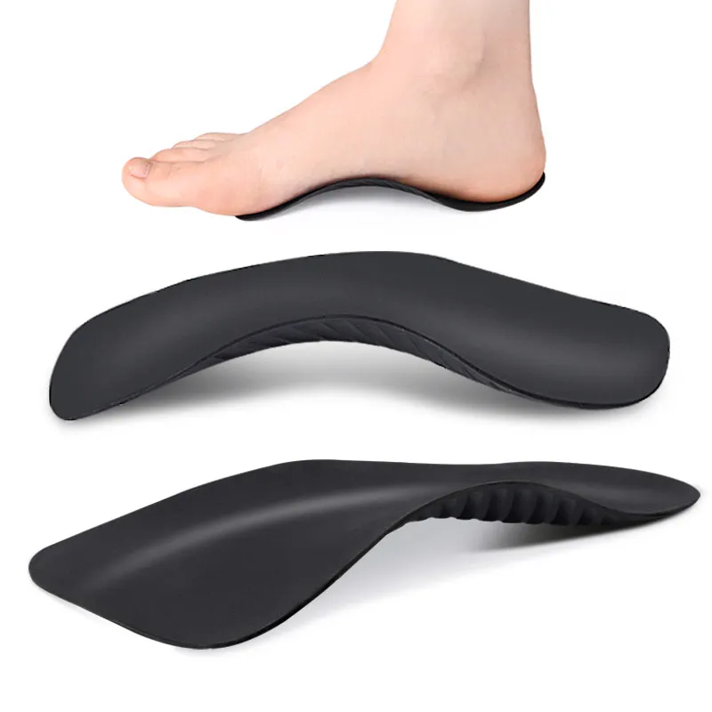 Arch insoles adult XO leg orthopedic trainer Flatfoot Orthotic Insoles Nylon arch support heel pad