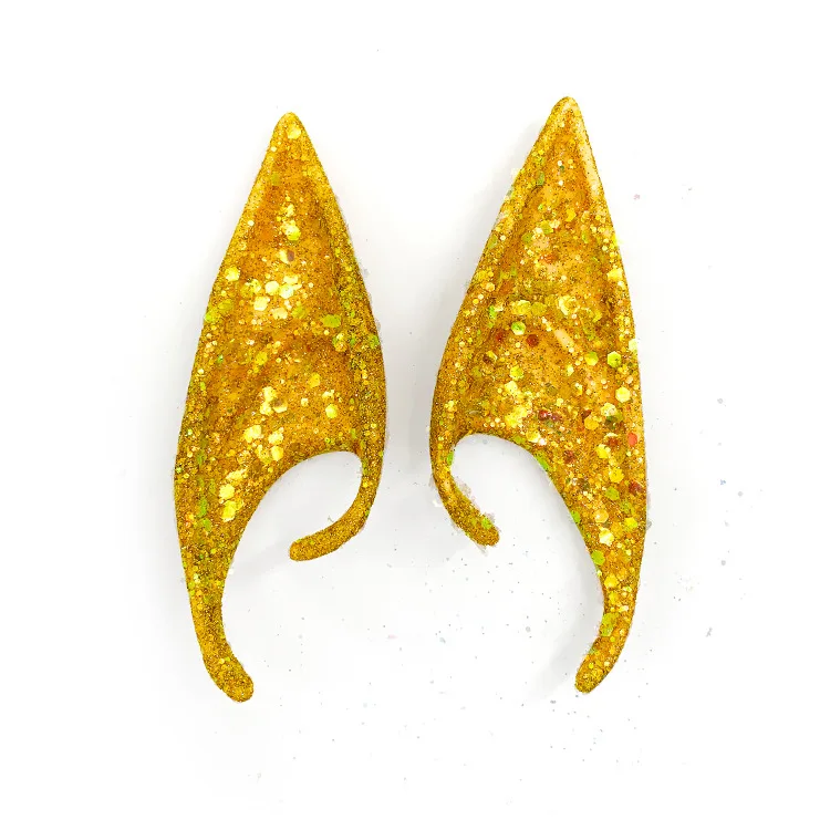 Cosplay Fairy Pixie Elf Ears - Soft Pointed Tips Anime Party Dress Up Costume Masquerade Accessories for Halloween Party