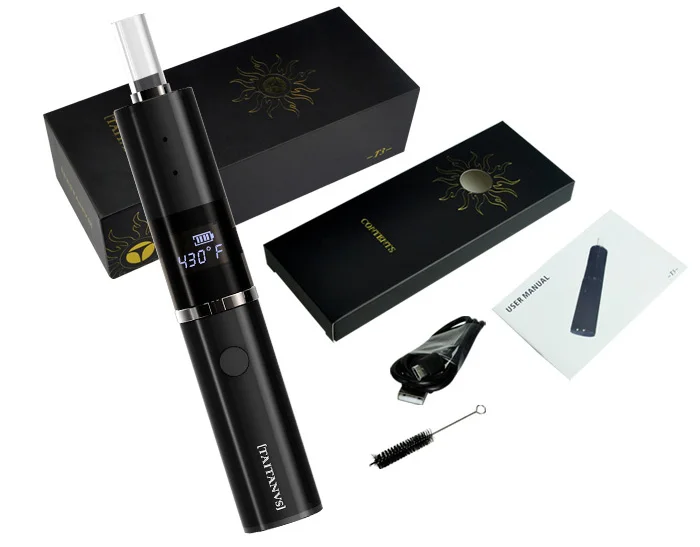 
New e cigarette dry herb vaporizer 1200mah T3 with low resistance Ceramic Chamber 