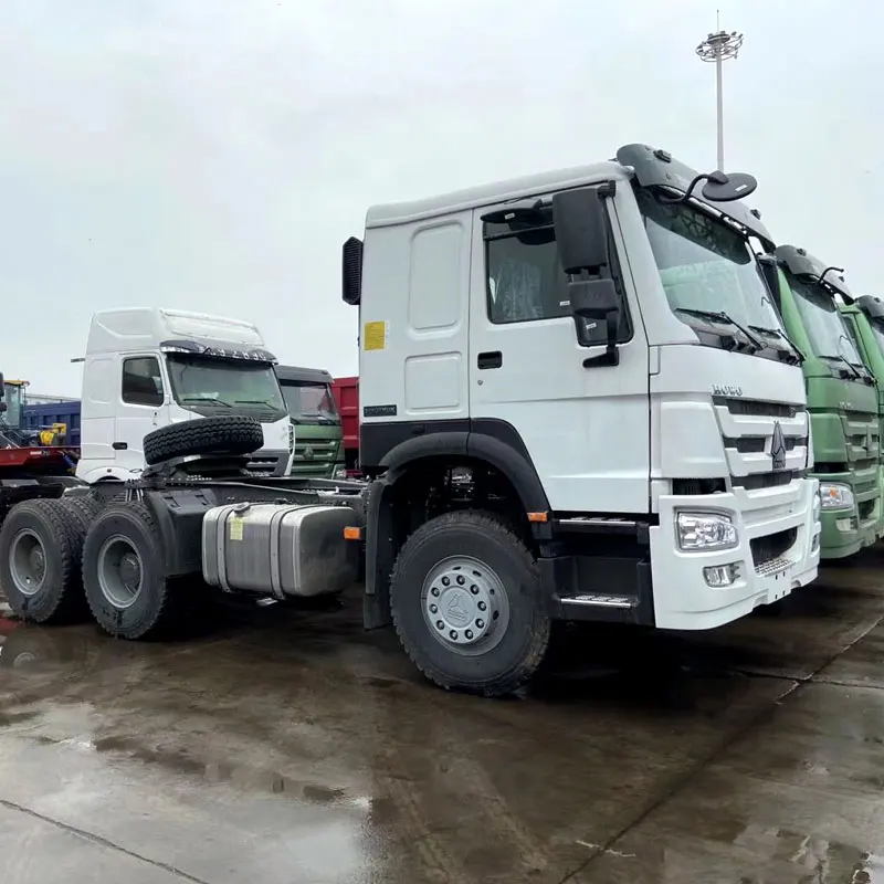 Used Diesel Truck Head Sinotruk Howo 6x4 Prime Mover Tractors Truck Cheap Price Secondhand 40Ton Trailers Trucks For Africa