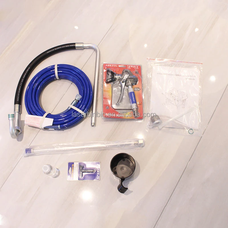 Portable 495 small airless paint sprayer piston pump manual from factory