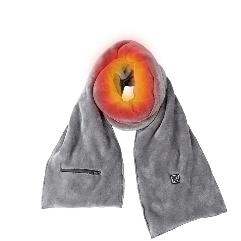 Новый дизайн зимний Usb-шарф с подогревом питание от внешнего аккумулятора 5