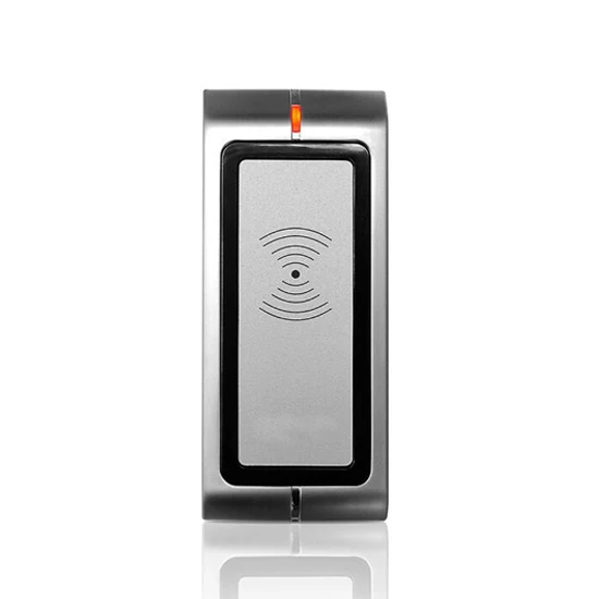 Metel case IP65 waterproof access control rfid card reader support reading 125Khz EM ID or 13.56Mhz IC MF Keytag