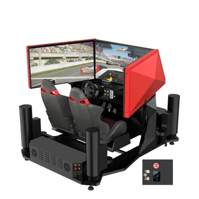 Exciting 9D VR Racing Simulator Arcade-Style MR Equipment with Virtual Reality Game