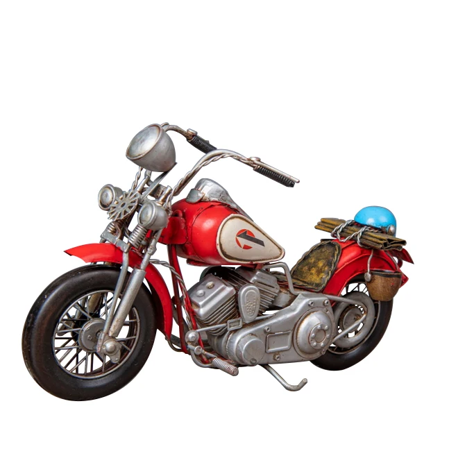 RED HD MOTORCYCLE 1:8-SCALE