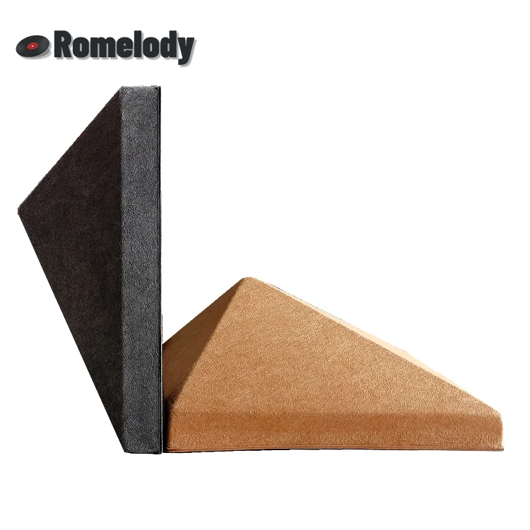 Factory Wholesale Custom Home Theater Wall Decorative PET Felt 3D Stereo Sound-absorbing Panel