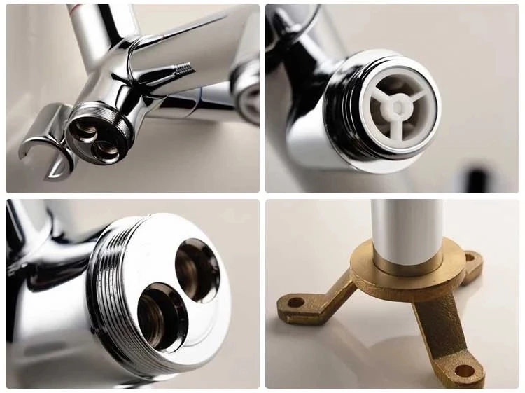 Free standing bath faucet