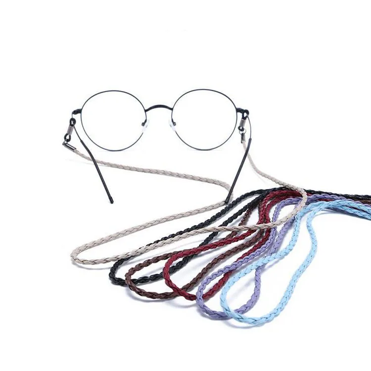 Eyeglass Holder Strap Glasses Strap Retainer Glasses Lanyard Leather Glasses Chain
