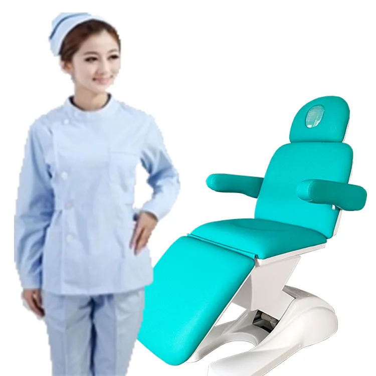 Wholesale New Arrivals Folding lifting Portable Acupuncture Spa Bed Massage Adjustable Beauty Salon Facial Reiki Bed for Massage