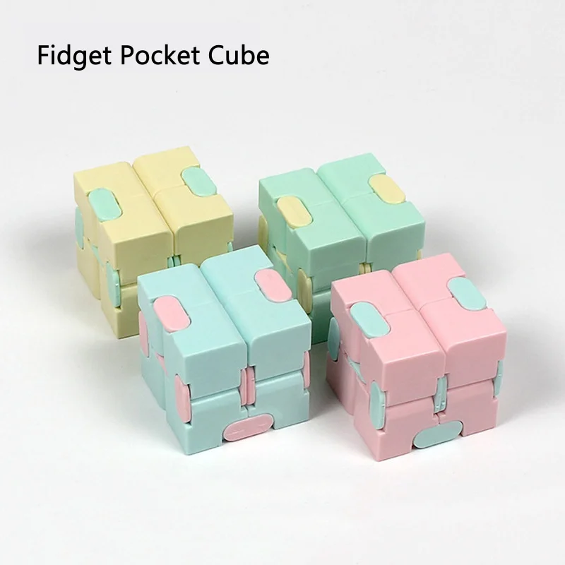 2022 Popular  New Fidget Stress Relief Toy  Magic Fidget Sensory Pocket Cube To Kids and Adults