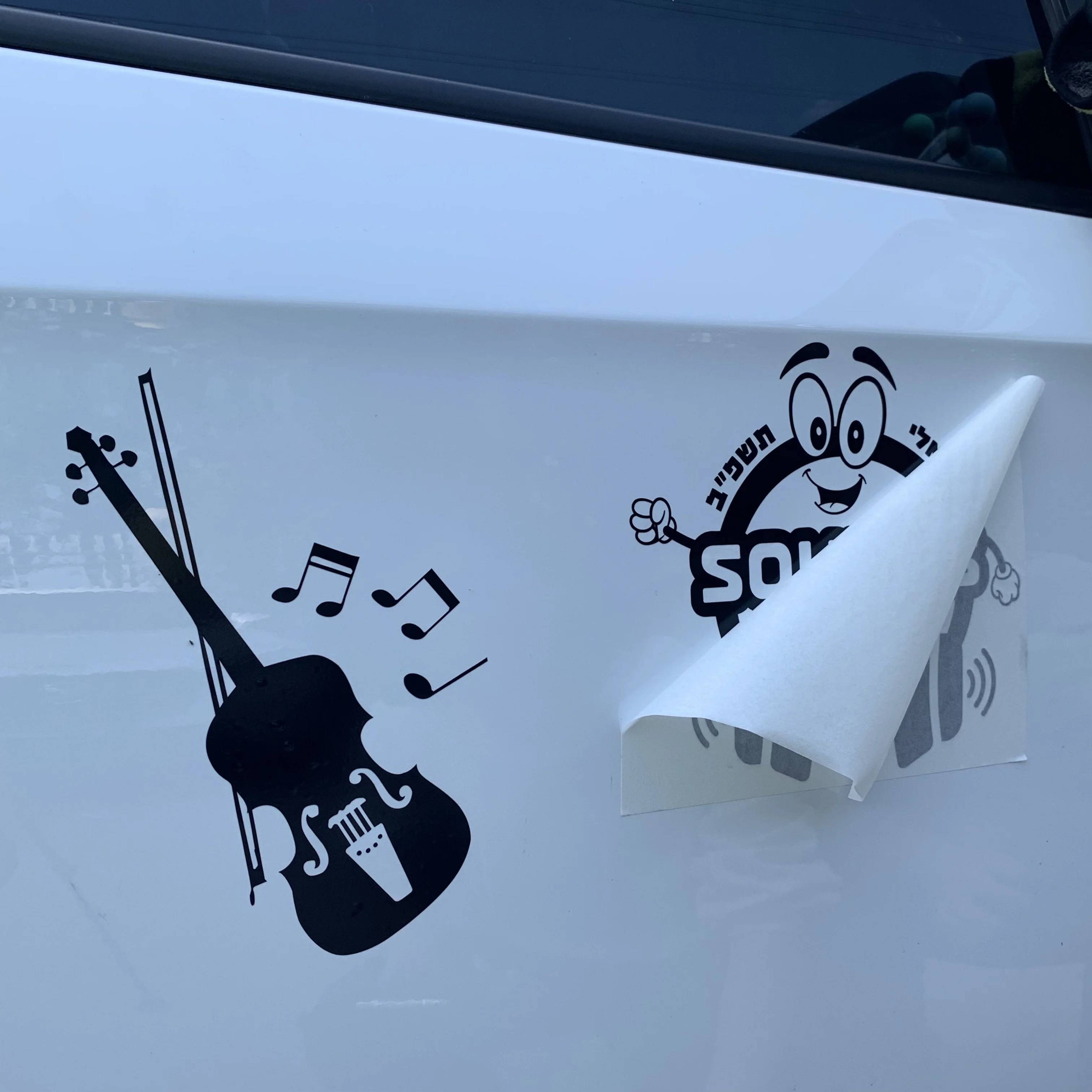 Outdoor UV Resist Customized Waterproof Logo Die Cut Car Window Vehicle Bumper Vinyl Decals for Large Size Banner Sticker