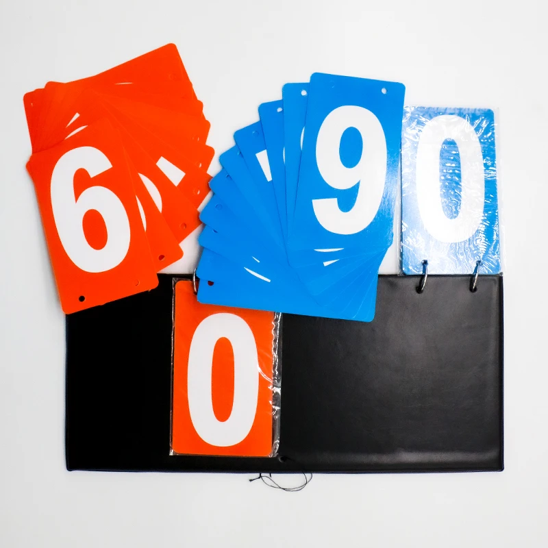 High Quality Portable Four-digits Basketball Score Board Flip Scoreboard Manual PVC ScoreBoard for Football Volleyball Tennis