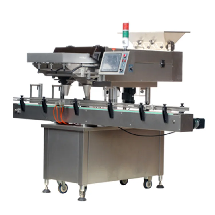 16 Lanes High Speed 160 Bottles/Min Fully Automatic Capsule Counting Machine For Soft Gel Capsule