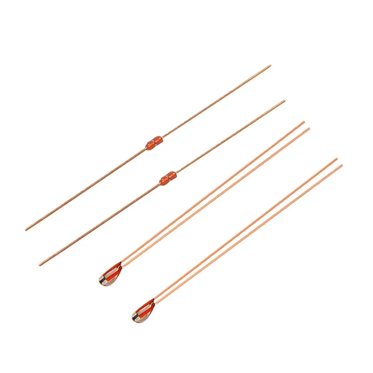 High accuracy temperature measure ntc 10k 3950 glass encapsulated ntc thermistors for household appliance