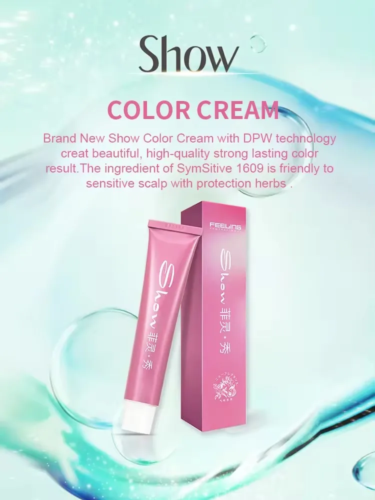Hot Selling Hair Color Cream Hair Dye For Professional Salon Private Label Fast Permanent Hair Color Cream