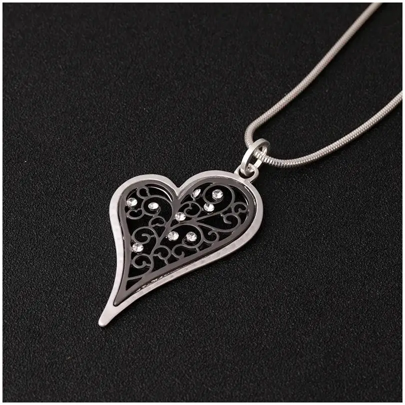 Fashion Jewelry Necklaces 3 Best Friend Heart Non Tarnish  Cuban Wholesale Asian Necklace
