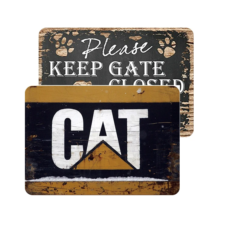 Wholesale custom metal carfts 20x30 cm tin signs vintage retro metal antique plaques hot rod cars garage old poster