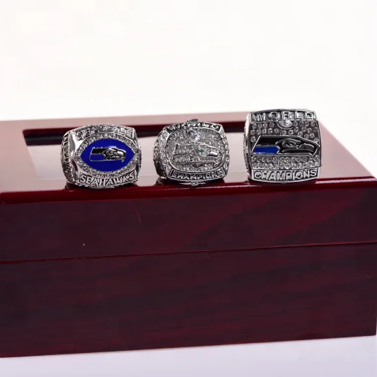 2005 & 2013 Seattle Seahawks Championship Rings for the national football league and design your own championship rings