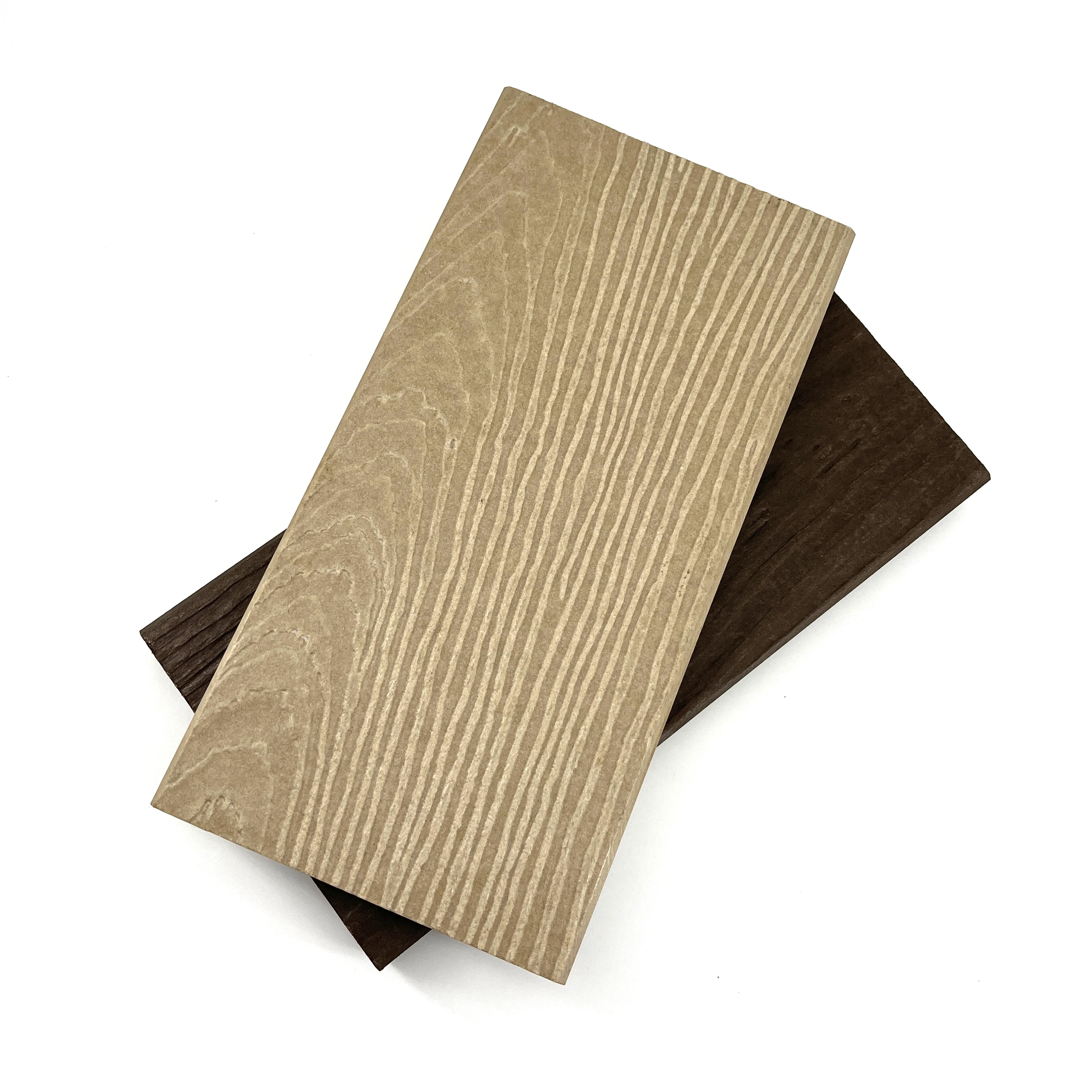 New technology fiber cement board 3D embossed composite wood look decking outdoor flooring interlocking deck