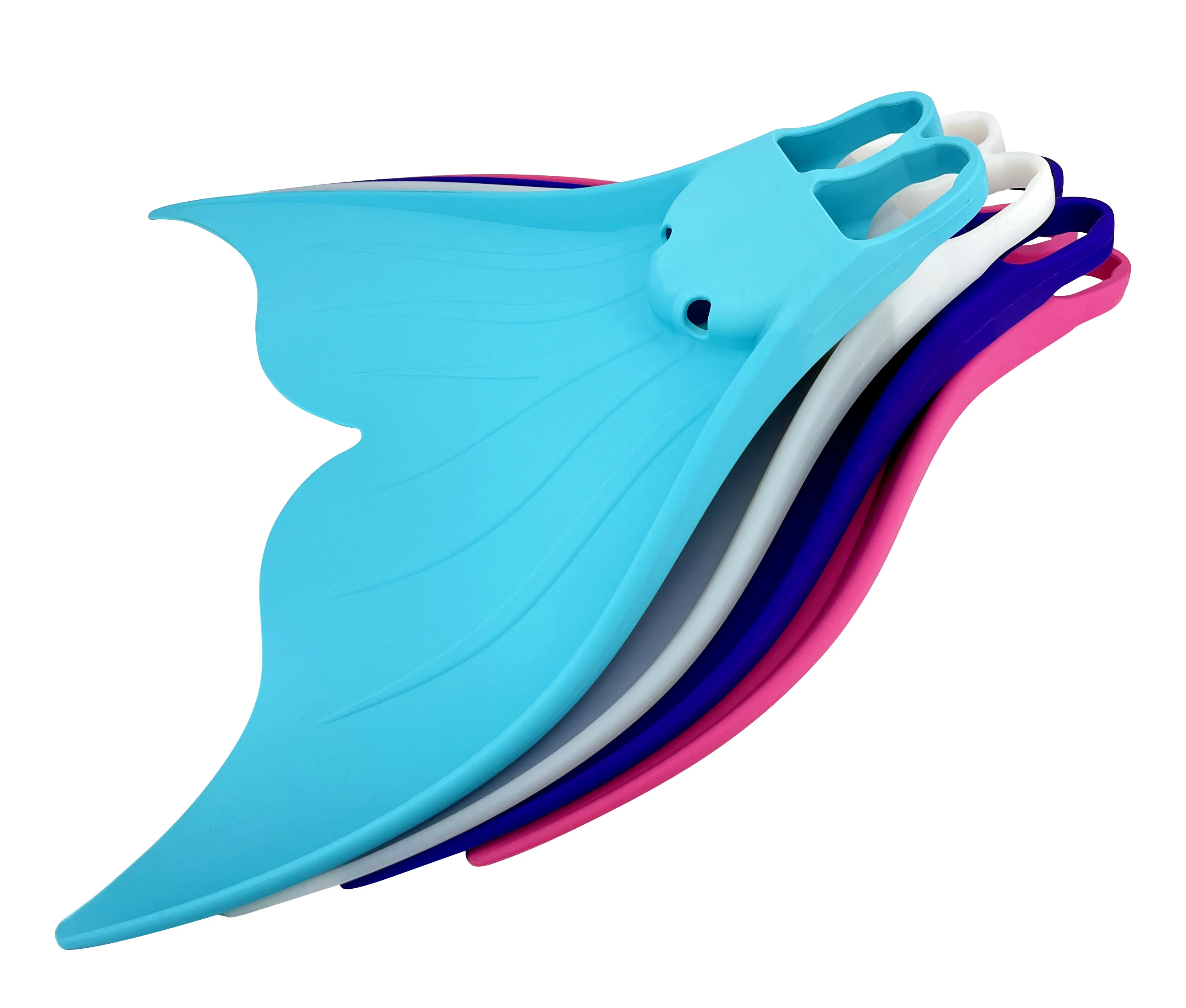 Heavy-Duty silicone Freediving Mermaid tail fin mermaid fin